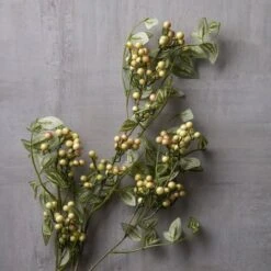Green Berry Stem With Leaves By Ashland® -Flowers Michael Store 10626473 22