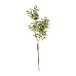 Yellow & Green Berry Stem With Leaves By Ashland®