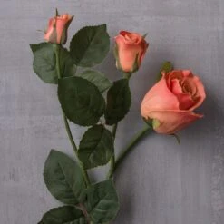 Coral Faux Real Rose Stem By Ashland® -Flowers Michael Store 10626880 22