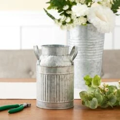 8" Galvanized Decorative Milk Jug By Ashland® -Flowers Michael Store 10671579 20