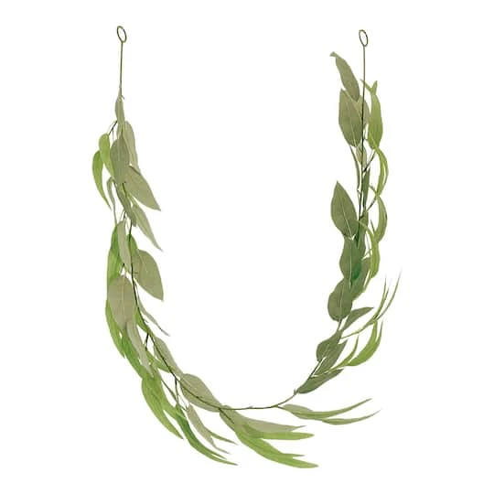 6ft. Willow Eucalyptus Garland By Ashland® 5 6ft. Willow Eucalyptus Garland By Ashland® - Image 3