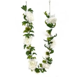 6ft. Cream Peony Garland By Ashland® -Flowers Michael Store 10676304 2