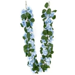 6ft. Blue Hydrangea Chain Garland By Ashland® -Flowers Michael Store 10676307 2