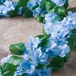 6ft. Blue Hydrangea Chain Garland By Ashland® -Flowers Michael Store 10676307 22