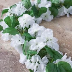 6ft. White Hydrangea Chain Garland By Ashland® -Flowers Michael Store 10676310 22