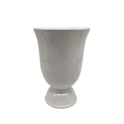 8" White Ceramic Vase By Ashland®