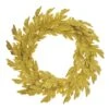 22" Gold Glittered Acanthus Leaf Wreath -Flowers Michael Store D233790S 1