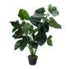 Northlight 4 Ft. Two-Tone Potted Wide Taro Leaf Plant -Flowers Michael Store D236732S 1