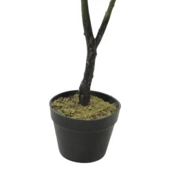 Northlight 4 Ft. Two-Tone Potted Wide Fiddle Leaf Floor Plant -Flowers Michael Store D236736S 3