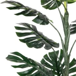 Northlight 4ft. Potted Artificial Monstera Plant 11 Northlight 4ft. Potted Artificial Monstera Plant -Flowers Michael Store D236744S 3