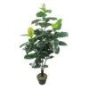Northlight 4ft. Potted Artificial Rubber Plant -Flowers Michael Store D236745S 1
