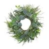 Northlight 22" Green Eucalyptus, Ivy & Fern Wreath -Flowers Michael Store D237015S 1