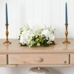 6" Hydrangea Artificial Arrangement Candelabrum -Flowers Michael Store D251191S 15