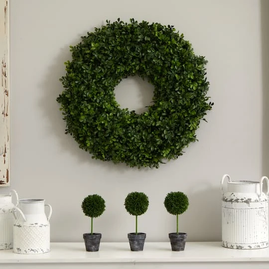 22” Boxwood Wreath 8 22” Boxwood Wreath - Image 6