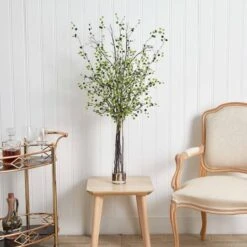 3.5ft. Green Night Willow Arrangement In Glass Vase 8 3.5ft. Green Night Willow Arrangement In Glass Vase -Flowers Michael Store D251406S 12