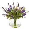 16" Lavender Bouquet Arrangement In Vase -Flowers Michael Store D251458S 11