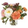 10" Peony Arrangement In Vase -Flowers Michael Store D251480S 11