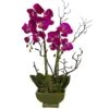 21" Orchid & Succulent Floral Arrangement In Ceramic Pot 2 21" Orchid & Succulent Floral Arrangement In Ceramic Pot -Flowers Michael Store D251497S 11
