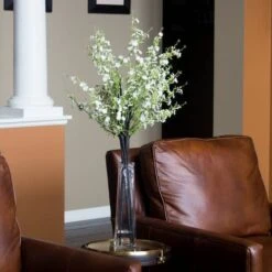 38" Cherry Blossoms Silk Arrangement In Vase -Flowers Michael Store D251514S 13