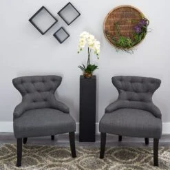 18" White Orchid Arrangement In Glass Vase -Flowers Michael Store D251614S 17