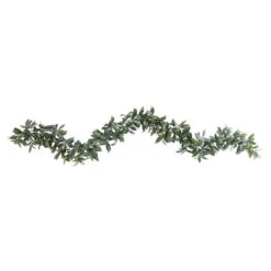 6.5ft. Olive Branch Garland -Flowers Michael Store D251618S 11 1