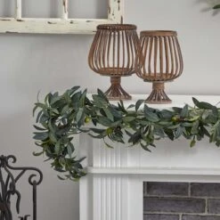 6.5ft. Olive Branch Garland -Flowers Michael Store D251618S 14