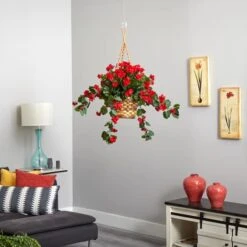 2.5ft. Geranium Hanging Basket -Flowers Michael Store D251675S 15