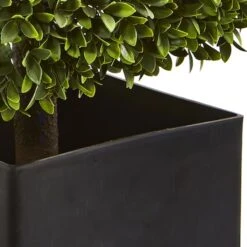 27" Boxwood Artificial Plant In Black Planter -Flowers Michael Store D251694S 13