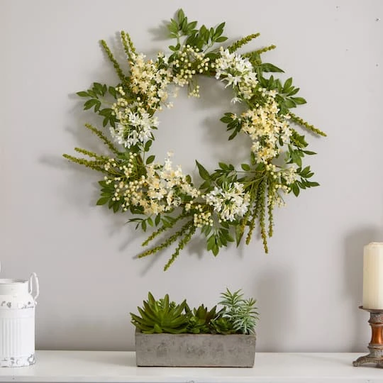 13" Succulent Garden With Concrete Planter 7 13" Succulent Garden With Concrete Planter - Image 5