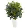 4ft. Areca Palm Artificial Plant In White Tower Planter -Flowers Michael Store D251737S 11