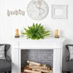 26" Green Fern Artificial Ledge Plant -Flowers Michael Store D251806S 16