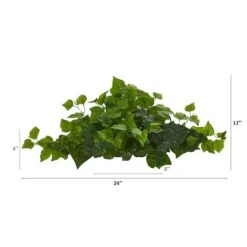 24" Green London Ivy Real Touch Artificial Ledge Plant 12 24" Green London Ivy Real Touch Artificial Ledge Plant -Flowers Michael Store D251807S 12