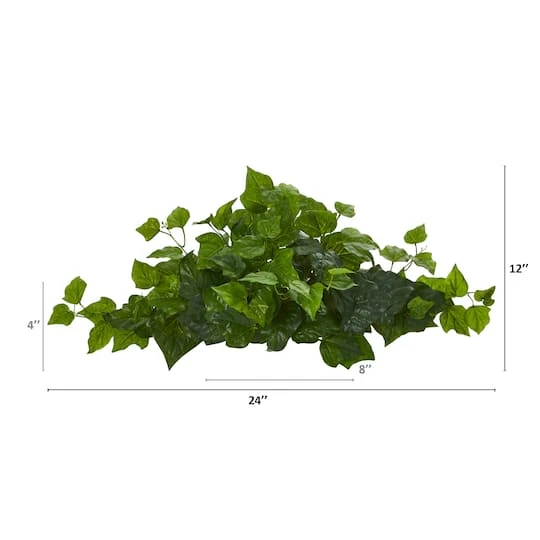 24" Green London Ivy Real Touch Artificial Ledge Plant 5 24" Green London Ivy Real Touch Artificial Ledge Plant - Image 3