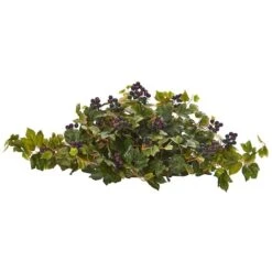 33" Purple & Green Grape Leaf Artificial Ledge Plant 6 33" Purple & Green Grape Leaf Artificial Ledge Plant -Flowers Michael Store D251810S 1 1