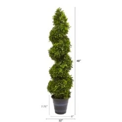 4ft. Boxwood Spiral Topiary In Planter -Flowers Michael Store D251983S 3