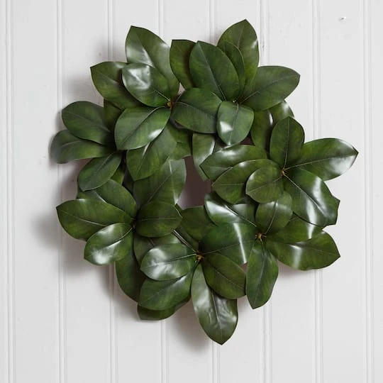 22” Magnolia Leaf Wreath 6 22” Magnolia Leaf Wreath - Image 4