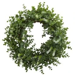 18” Double Ring Eucalyptus Wreath