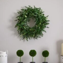 18” Double Ring Eucalyptus Wreath -Flowers Michael Store D252247S 15