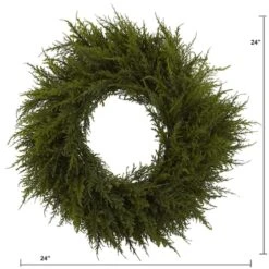 24” Cedar Wreath -Flowers Michael Store D252275S 12