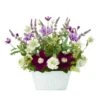 13" Mixed Flower Artificial Arrangement In Decorative Vase -Flowers Michael Store D262129S 1