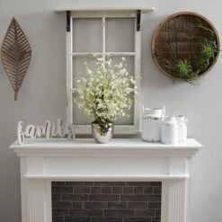 2.4 Ft. Cherry Blossom Arrangement In Silver Bowl -Flowers Michael Store D262135S 14