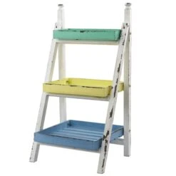 2ft. Farmhouse Decorative Plant Display Stand -Flowers Michael Store D262196S 12