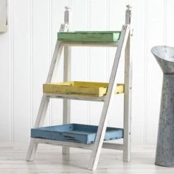 2ft. Farmhouse Decorative Plant Display Stand -Flowers Michael Store D262196S 19