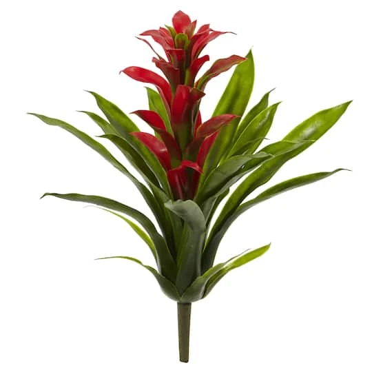 Red Bromeliad Flower, 4ct. 4 Red Bromeliad Flower, 4ct. - Image 2