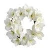 18'' White Amaryllis Wreath -Flowers Michael Store D262242S 1