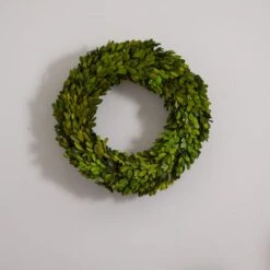 14'' Green Preserved Boxwood Wreath -Flowers Michael Store D262258S 13