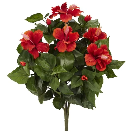 Red Hibiscus Bush, 4ct. 3 Red Hibiscus Bush, 4ct.