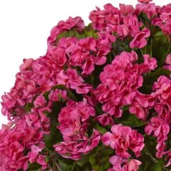22" Geranium Flowering Plant In Farmhouse Planter -Flowers Michael Store D262997S 12