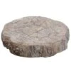 2" Wood Log Low Cement Pedestal 2 2" Wood Log Low Cement Pedestal -Flowers Michael Store D263767S 1