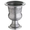 8" Silver Aluminum Urn